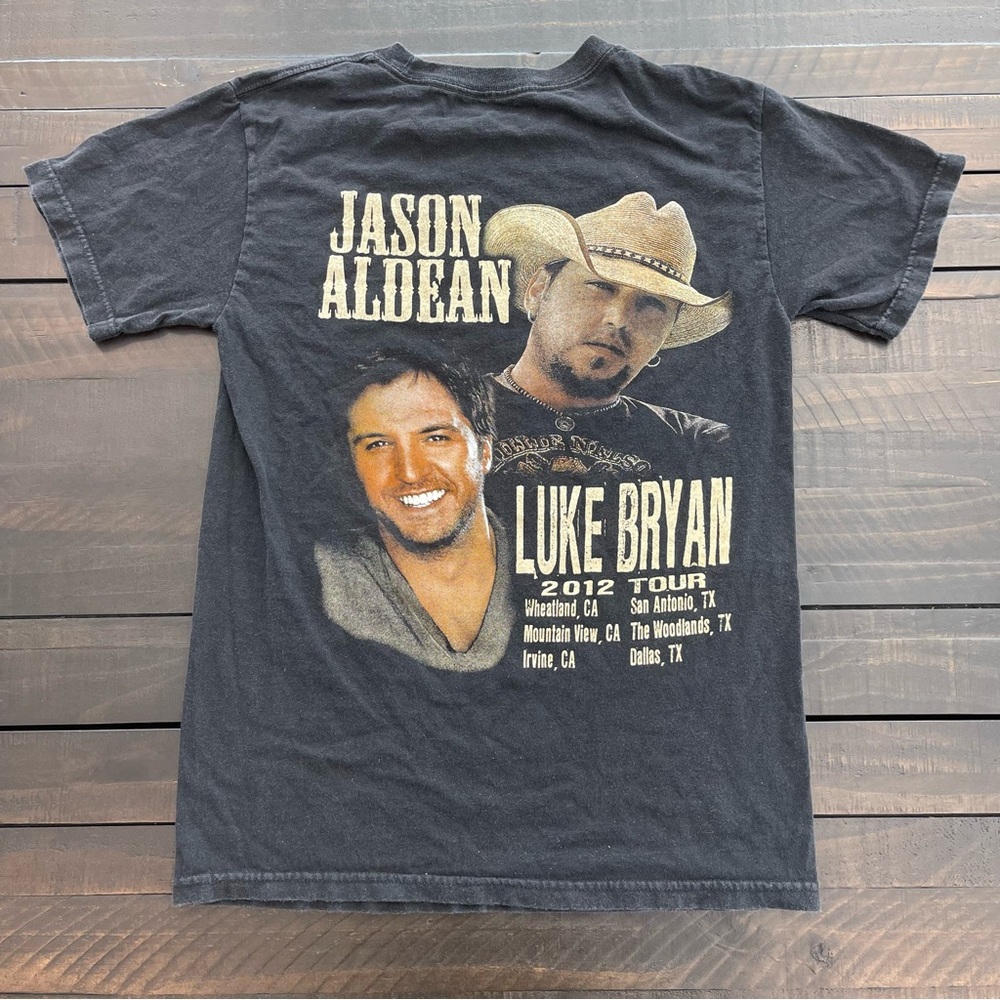Jason Aldean / Luke Bryan Night Train 2012 Tour Tee